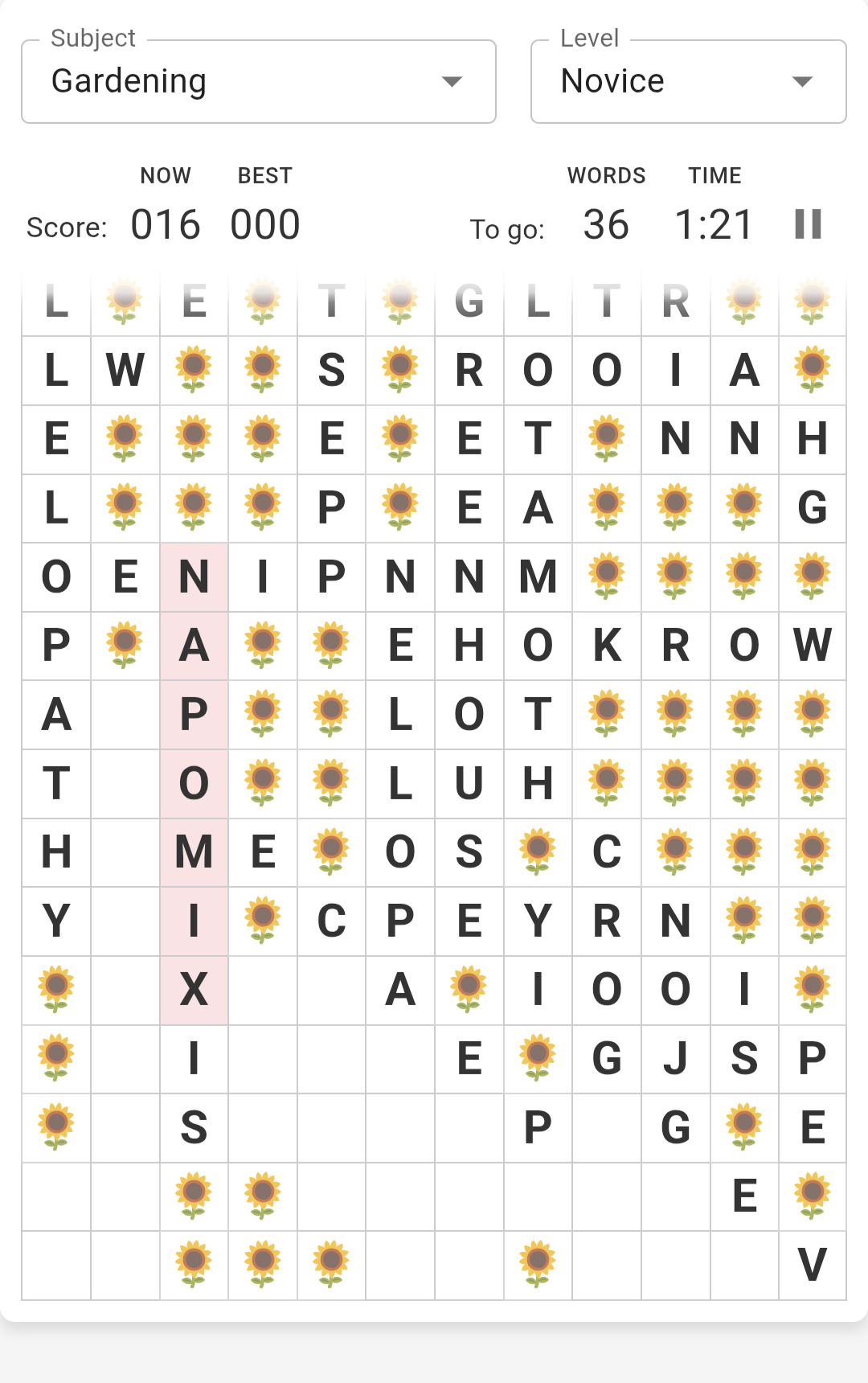 Treadlet — Wrong word draw